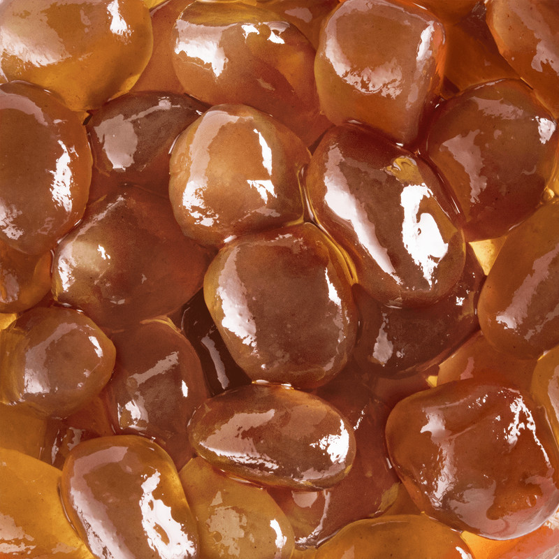 Tea Zone Crystal Boba, Brown Sugar, (6 bags/case), Main material for Boba Tea gallery