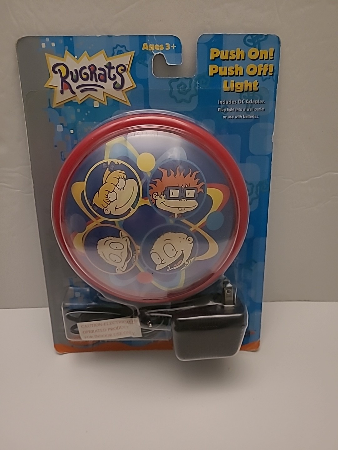 Vintage 2001 Nickelodeon Rugrats Push Night Light Wall Mount / Desktop Nicktoons gallery