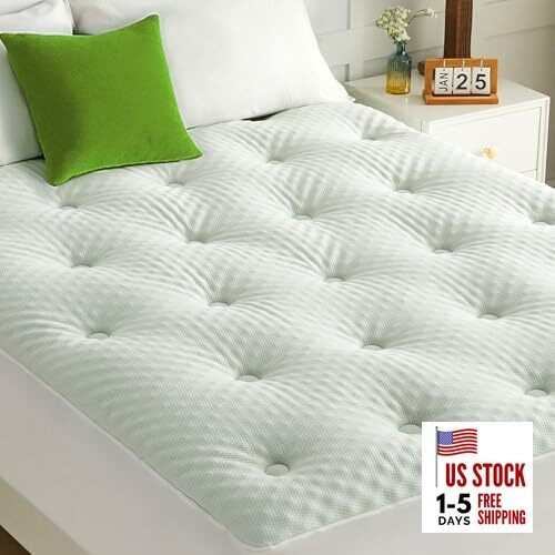 Reversible Mattress Topper Egg Crate Queen White - Egg Crate Memory Foam gallery