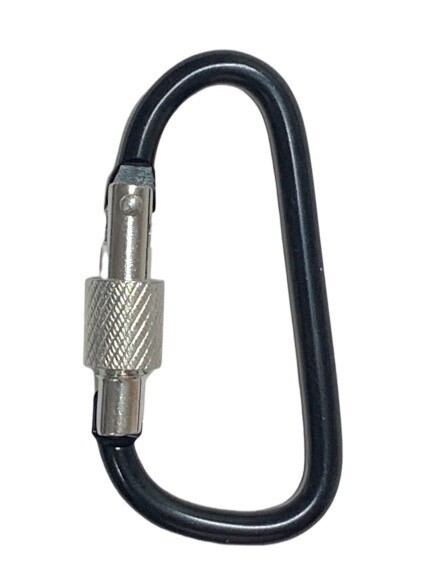 2.5" LOCKING D-CLIP HOOKS utility aluminum Carabiner FOR camping/hiking/hunting gallery