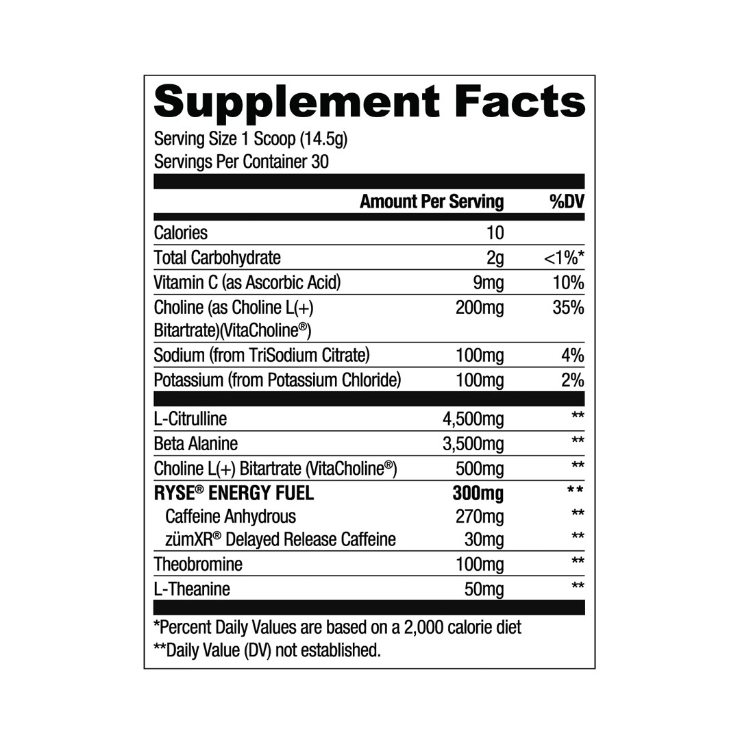 RYSE - Loaded Pre-Workout v3 gallery