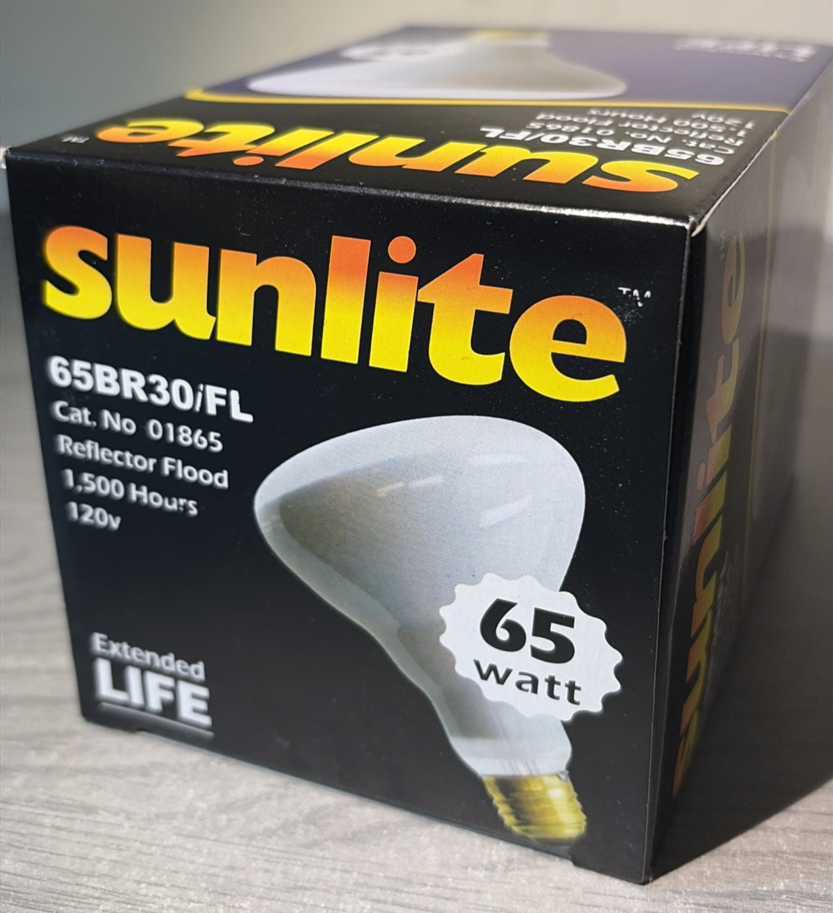 17 Count 65BR30/FL Sunlite Reflector 65w 120v, Extended Life Flood Light Bulbs gallery