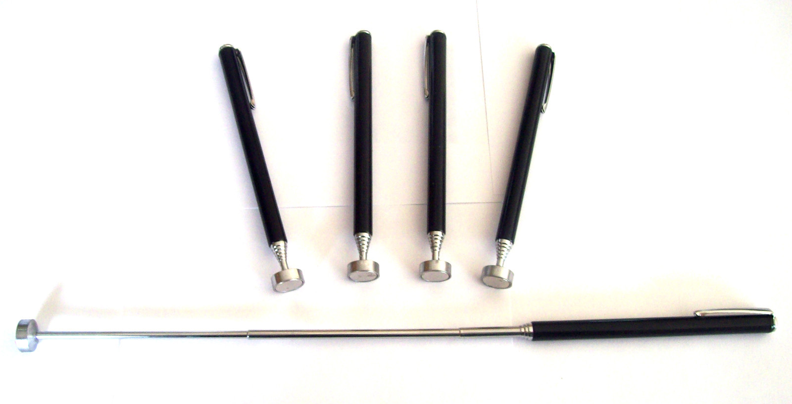 5 CALHAWK 8LB TELESCOPING PICK-UP MAGNETS 28" LONG POCKET CLIP CZTM8 gallery