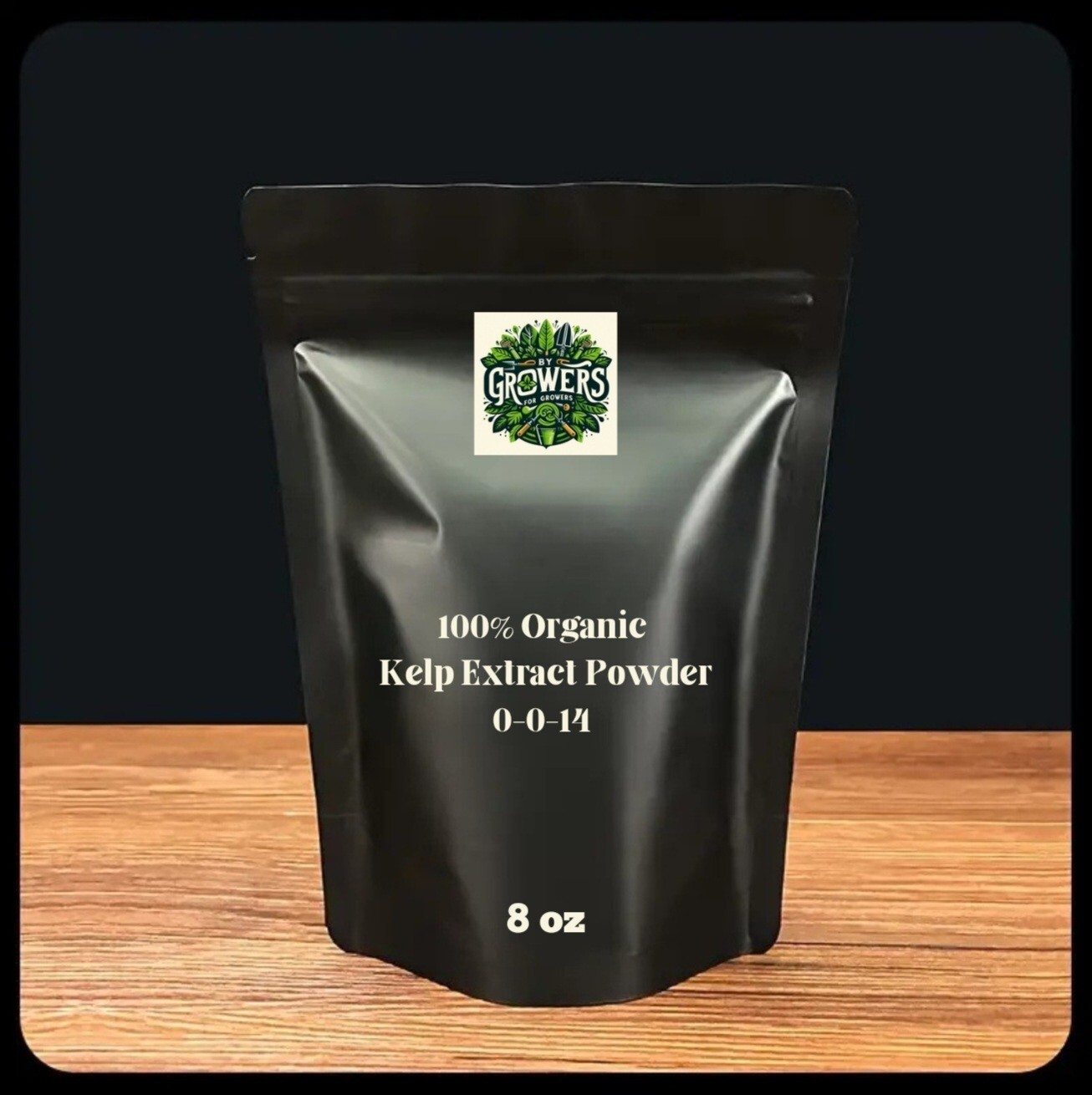 High Grade 100% Organic Kelp Extract Powder Soluble Seaweed • 8 oz • NPK 0-0-14 gallery