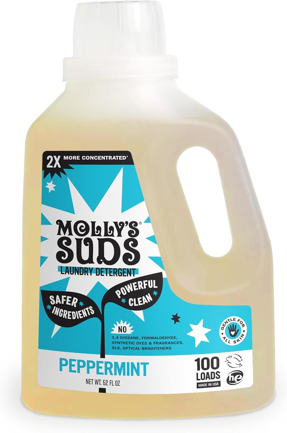 Molly's Suds Liquid Laundry Detergent | Clean Laundry Detergent Soap for Sensiti gallery