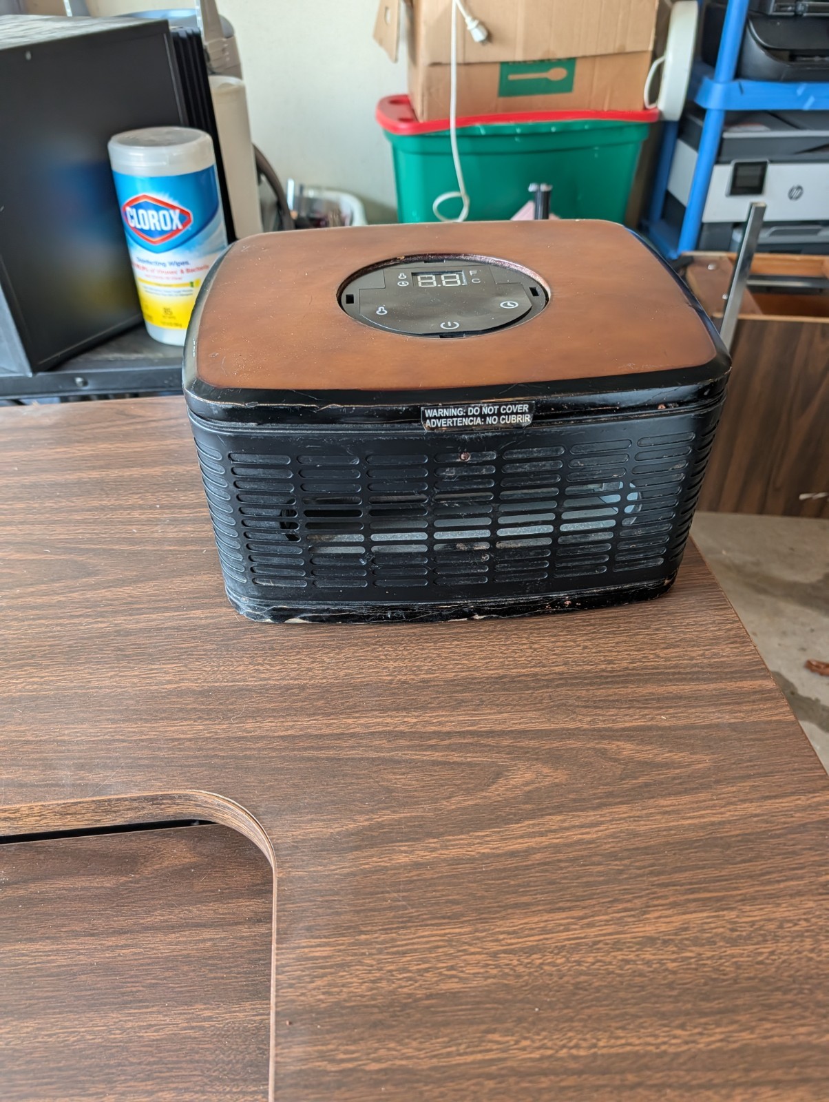 Greentouch Infrared Electric Space Heater Walnut Finish Model 1224HI-13-243 gallery