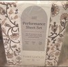 Threshold Performance King Sheet Set 100% Cotton Floral 401-600 Thread gallery