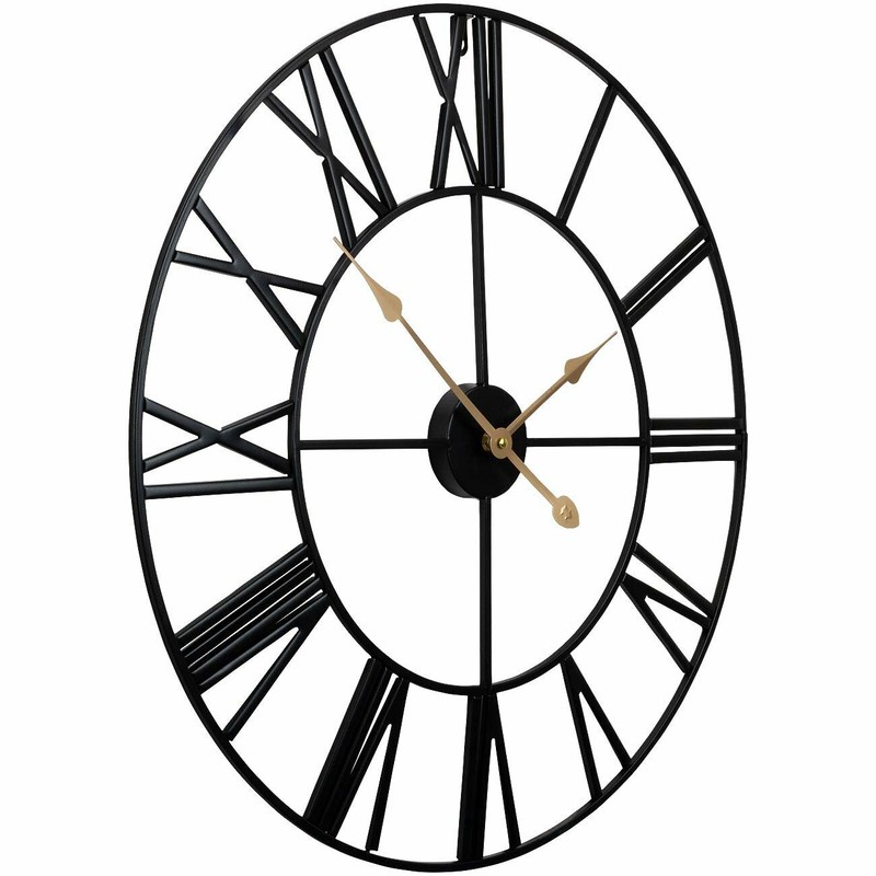 Sorbus Wall Clock, 24” Round Oversized Centurian Roman Numeral Style Home Décor gallery