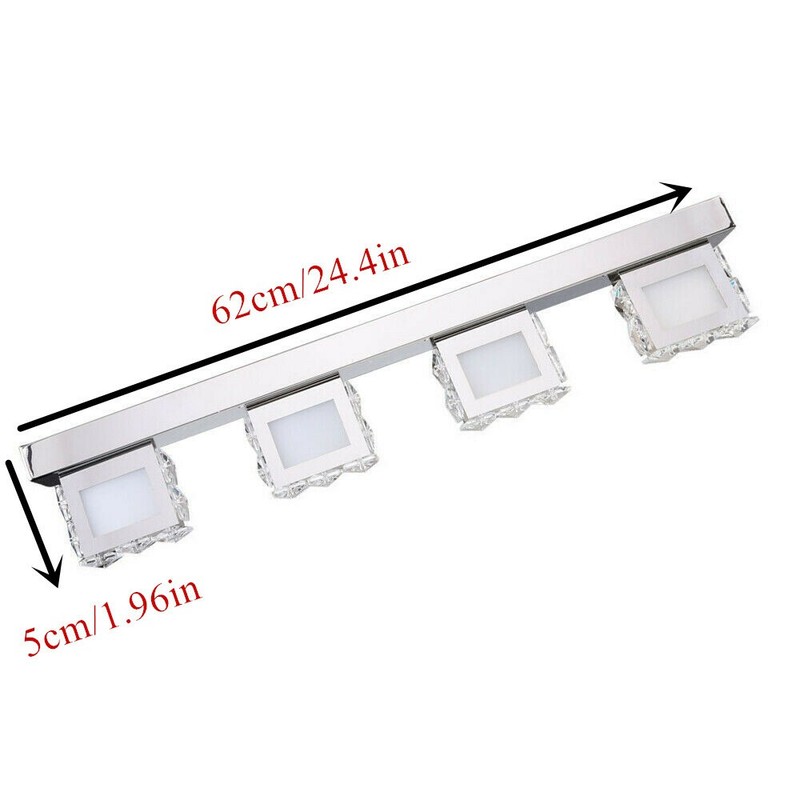 4 Lights LED Vanity Light Bathroom Over Mirror Fixture Light Fixtures 24 inch gallery