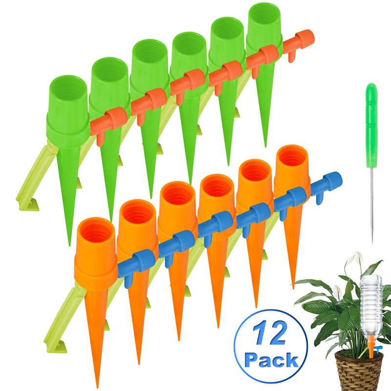 12/24PCS Automatic Self Watering System Plant Water Drip Irrigation Garden Tools gallery
