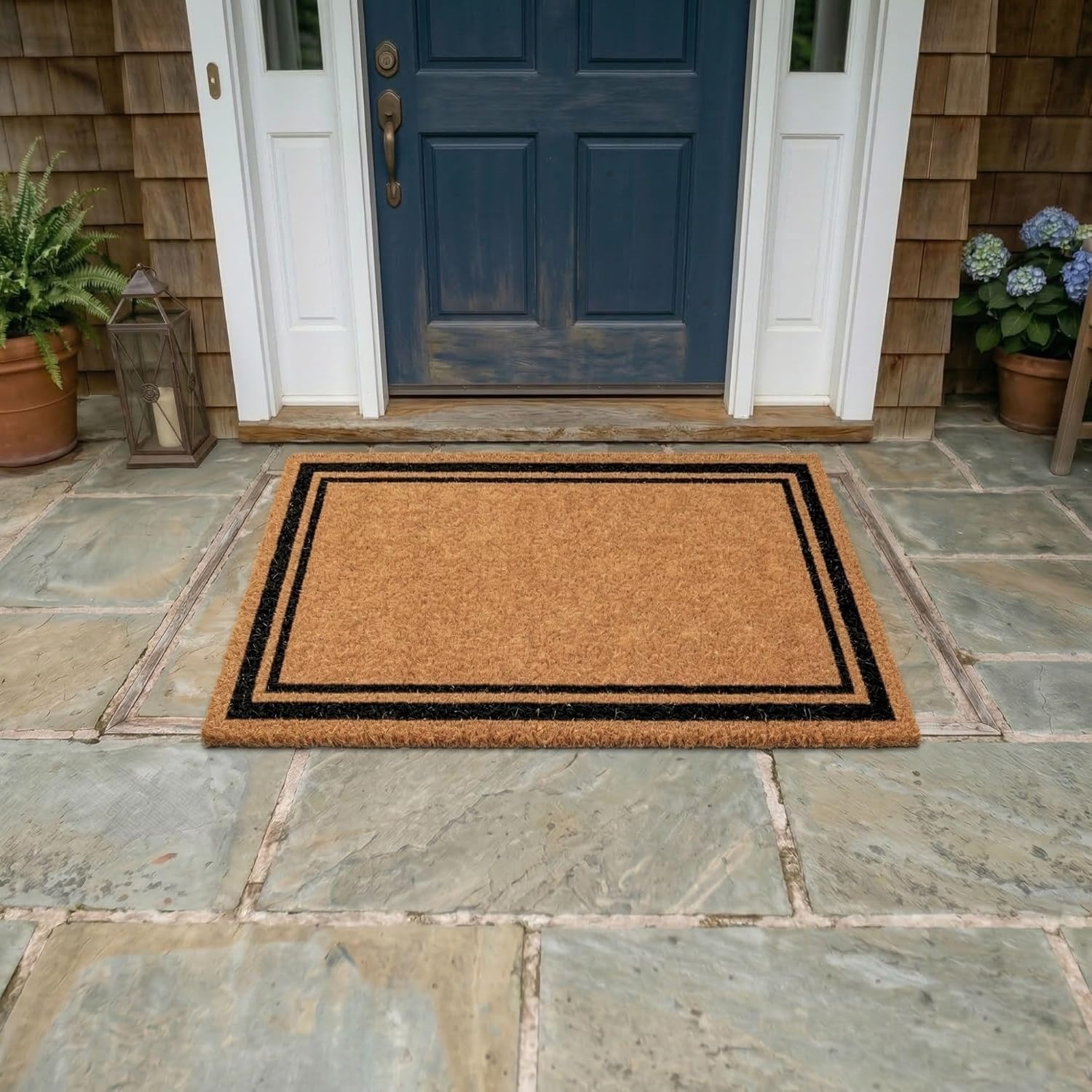 Coco Coir Front Door Mat Heavy Duty Non Slip Outdoor Welcome Doormat gallery