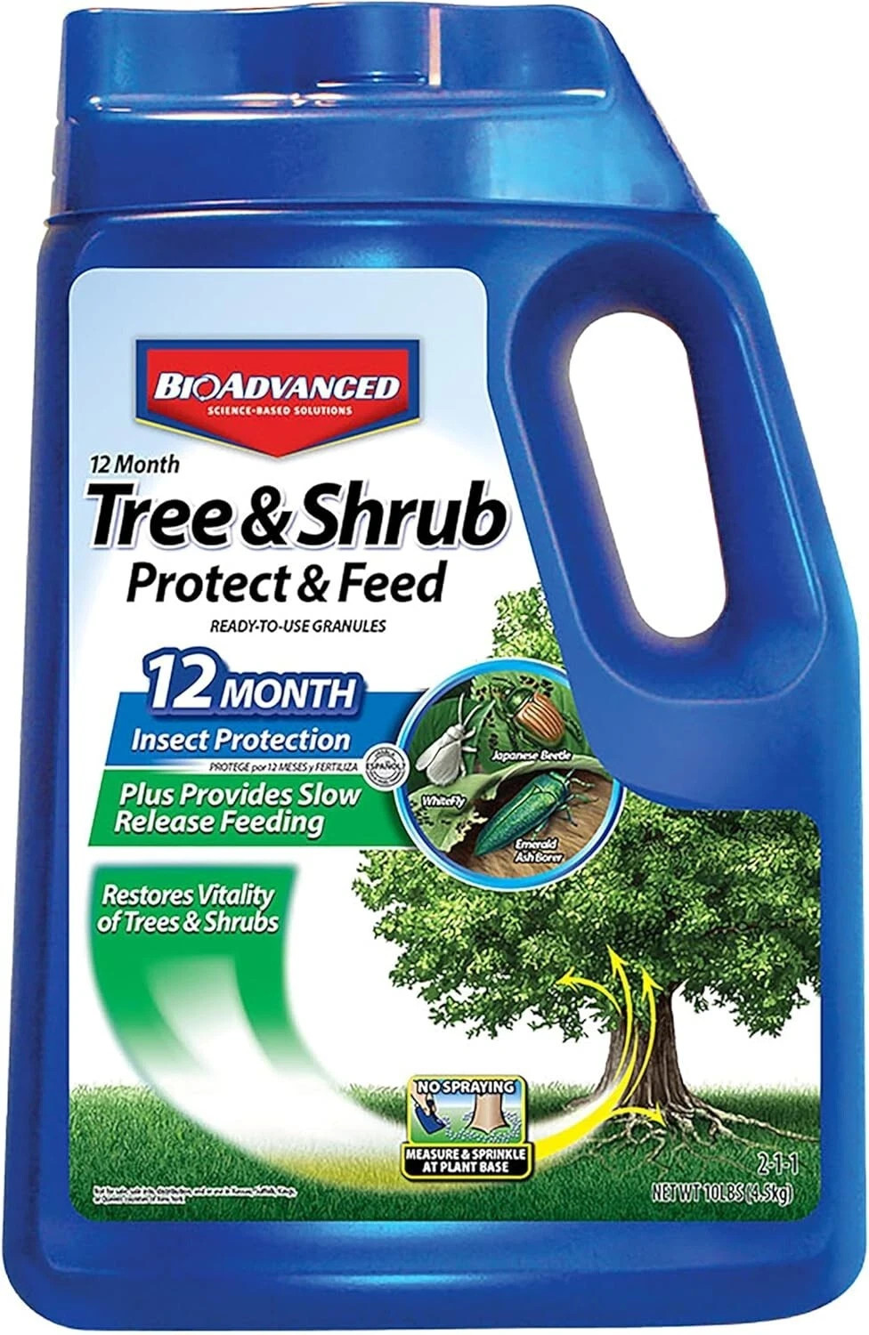 BioAdvanced 12 Month Tree and Shrub Protect and Feed for Insects Granules, 10 lb gallery