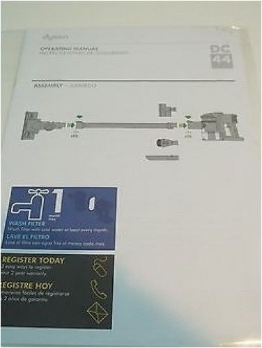 Dyson DC44 User Manual Owners Guide Operating Manual Instruction Pack New gallery