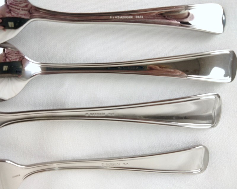 Gorham Monet 5 Piece Place Setting Stainless 18/8 Excellent Silver Color gallery