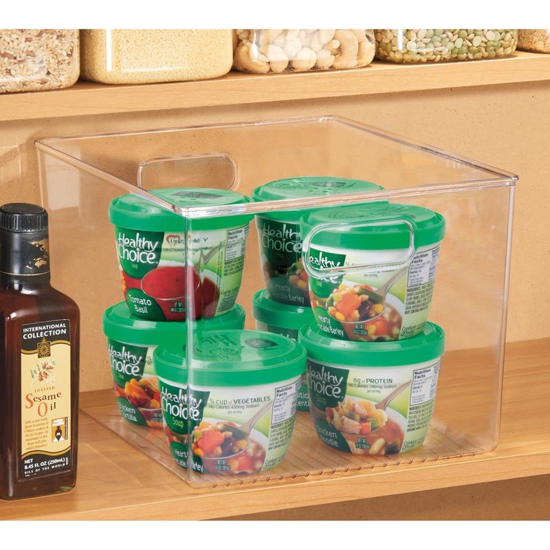 mDesign Plastic Storage Organizer Container Bin for Kitchen Organization in Pant gallery