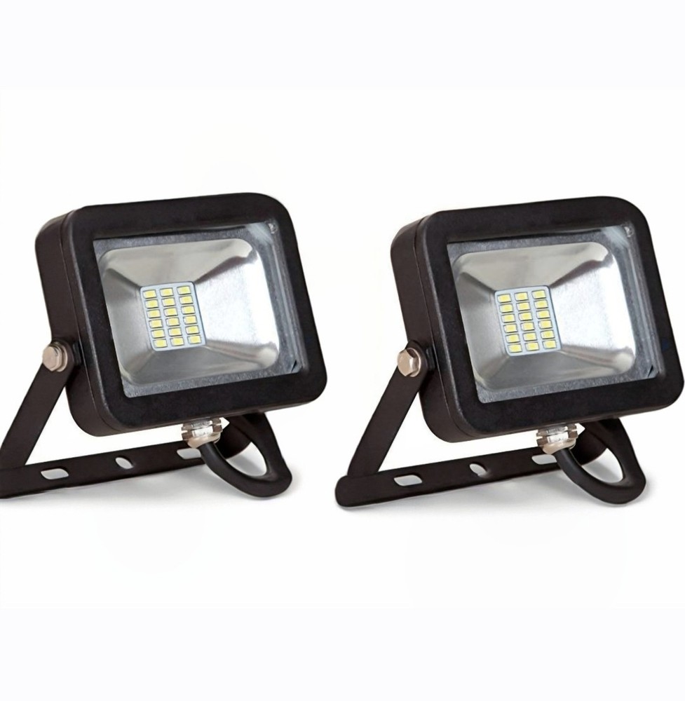 2 Pack! Compact LED Floodlight 20W, Daylight 5000K, 1500 Lumens