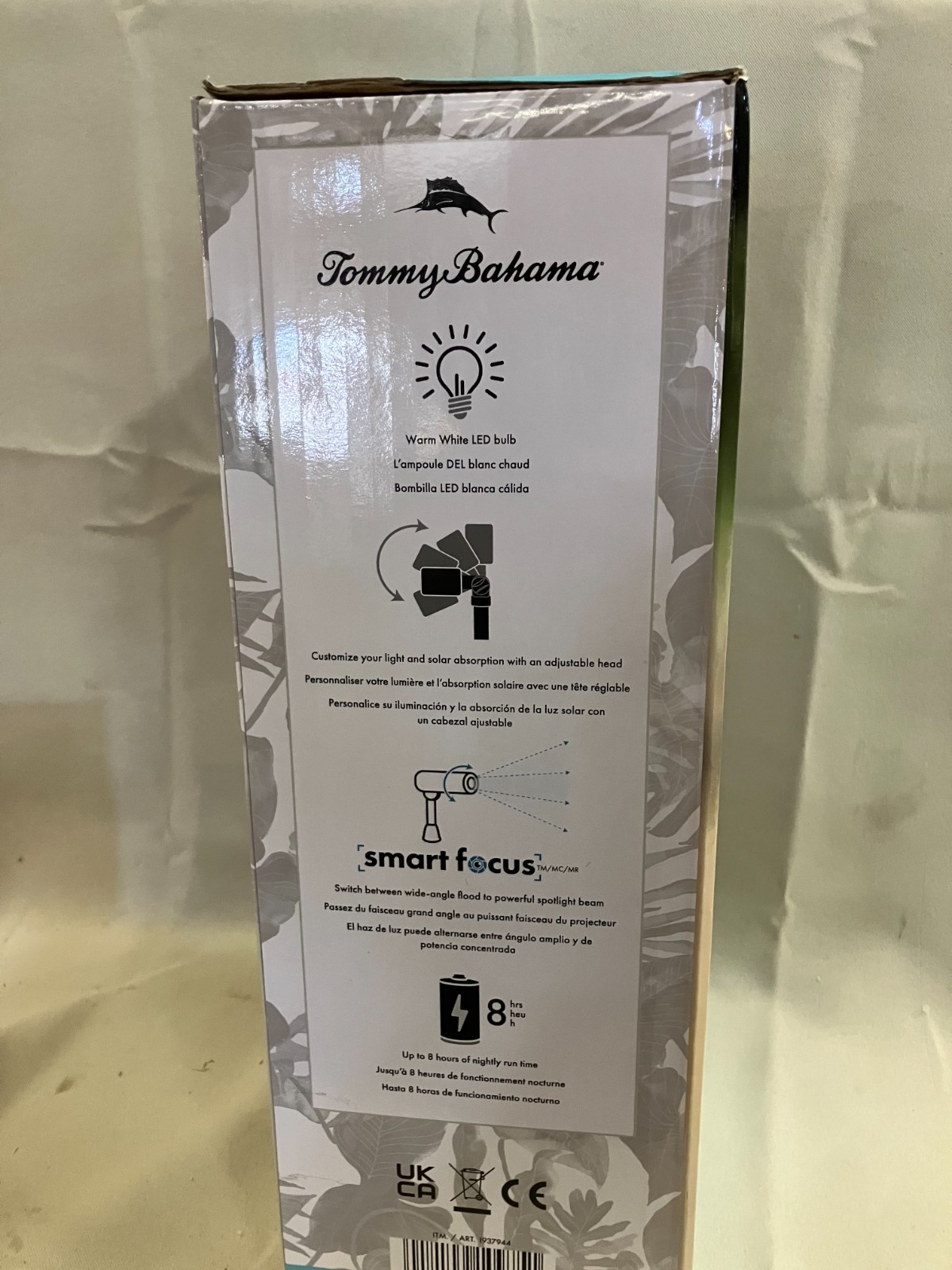 Tommy Bahama LED Solar Spotlights - Smart Focus - 100 Lumens - 2 Pack gallery