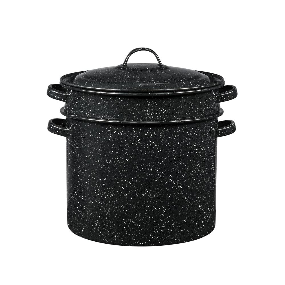 Granite Ware 7.5 Qt 3 Piece Multiuse Pasta Pot Set, Strainer Pot with lid gallery