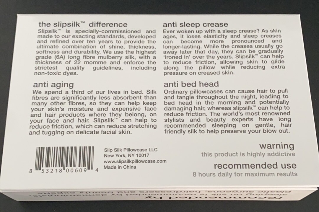 SLIP Silk Pillowcase White Standard Size gallery