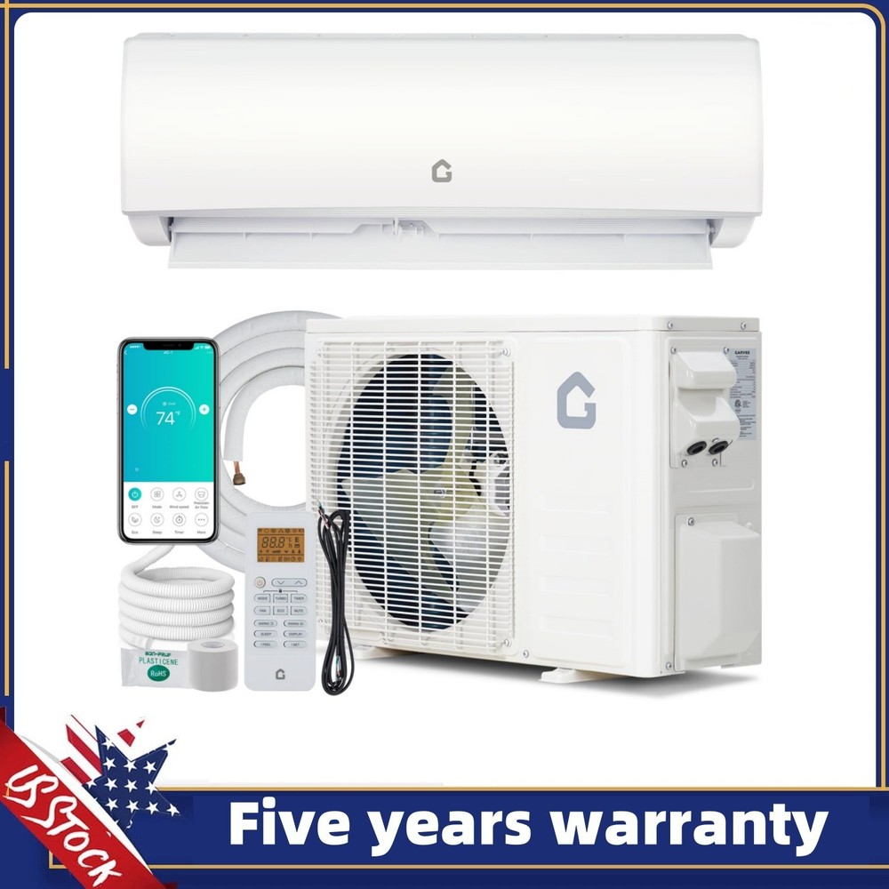 11500 BTU Mini Split Air Conditioner & Heater 17 SEER2 230V Ductless AC Unit US