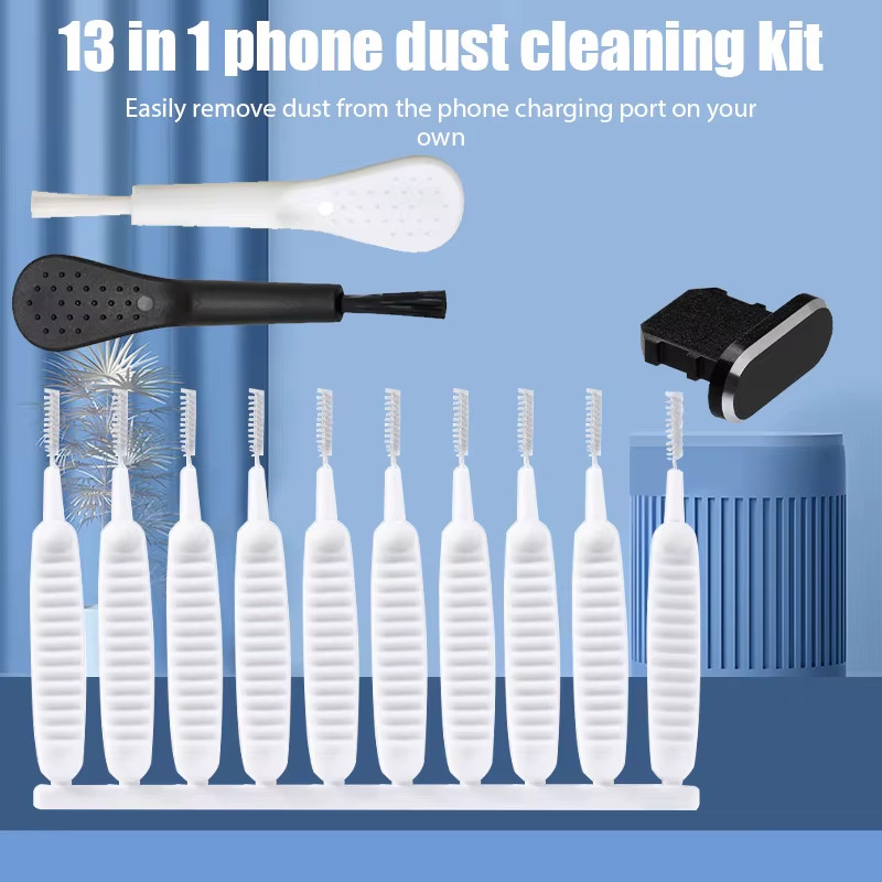 Cell Phone Speaker Dust Removal Tool Kit, Cleaner for iPhone, Samsung - 14Pcs gallery