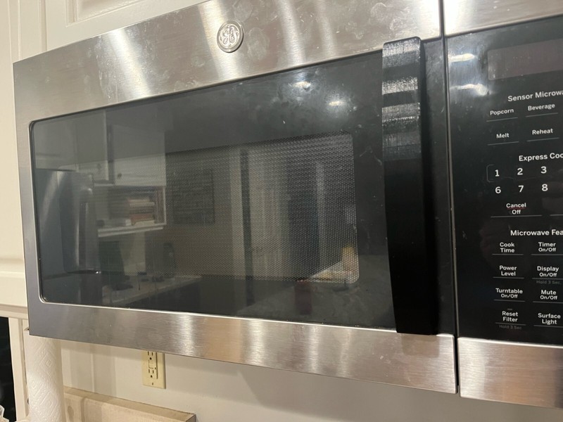 721.80593402 Black Replacement Handle for Kenmore Microwave gallery
