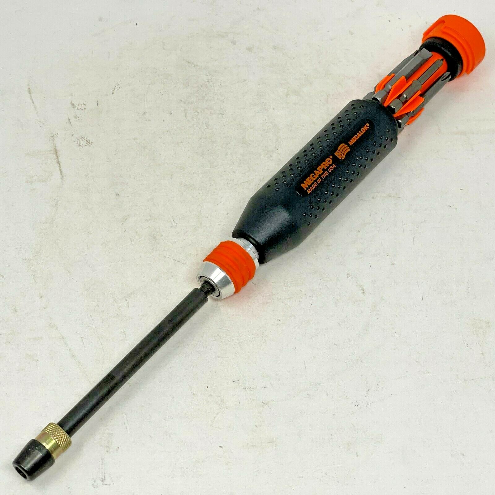 Megapro MegaLok Quick Connect 1/4" Drive Multi Bit Screwdriver USA 5" Extension gallery