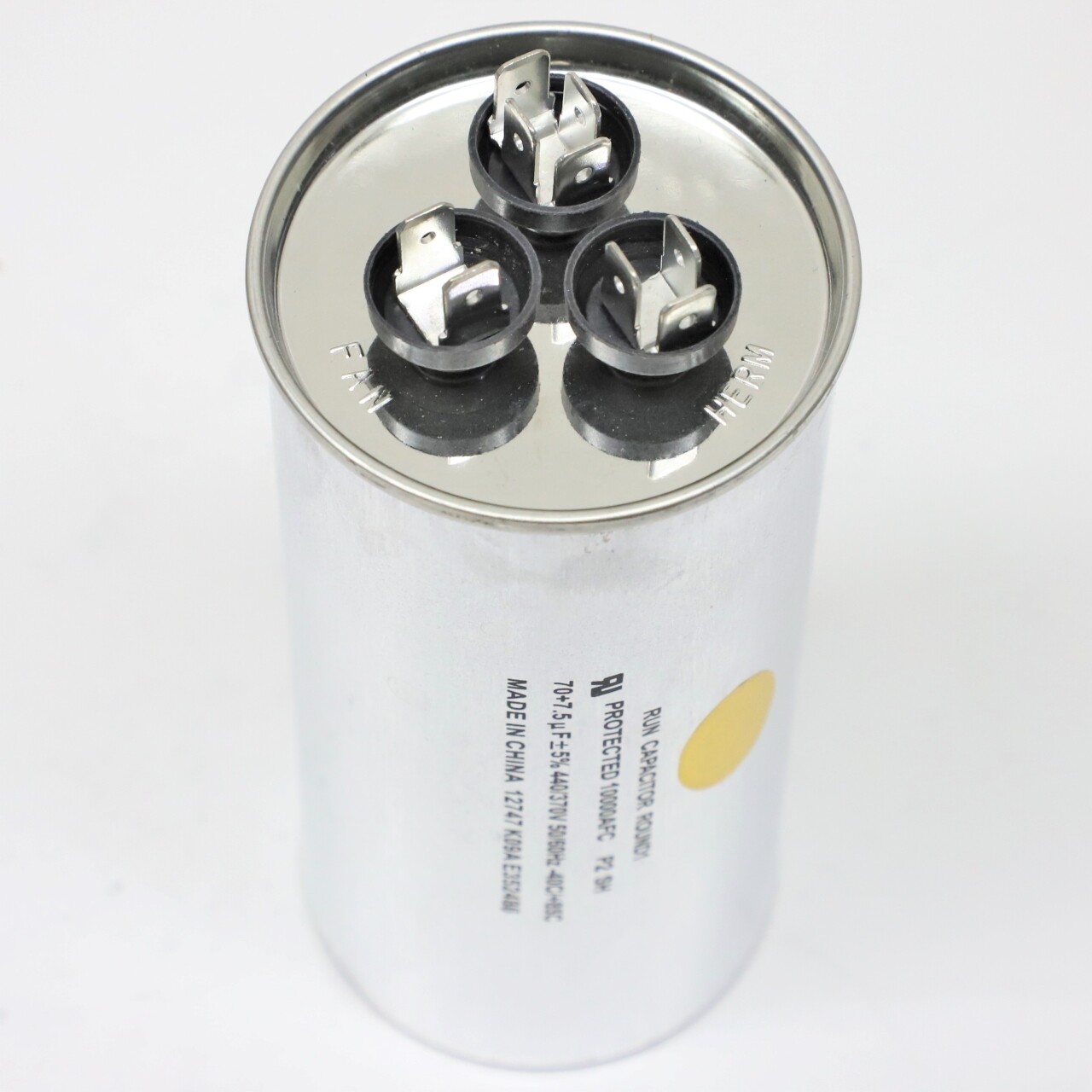 Supco CD70+7.5X440R HVAC Motor Round Dual Run Capacitor 70 + 7.5 MFD 440 Volts gallery