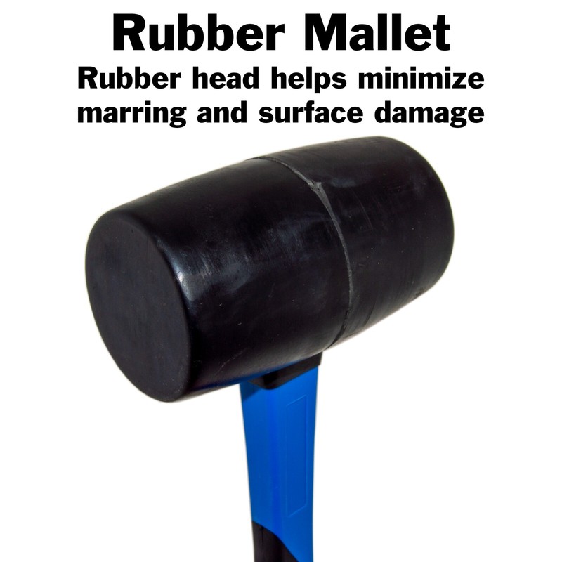 5 Piece Hammer Set - Includes Rubber Mallet, Sledge, Cross Pein, and Ball Pein gallery