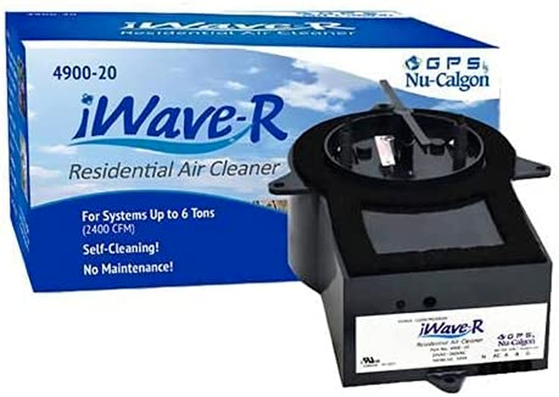 Nu-Calgon 4900-20 iWave-R ION Generator Air Cleaner 2400 CFM, 24-260 VAC gallery