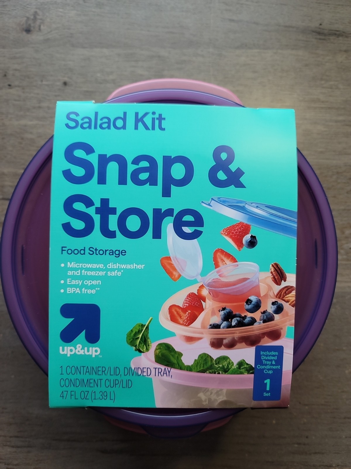Up & Up Snap & Store Food Container with Divided Tray and Condiment Cup & Lid gallery