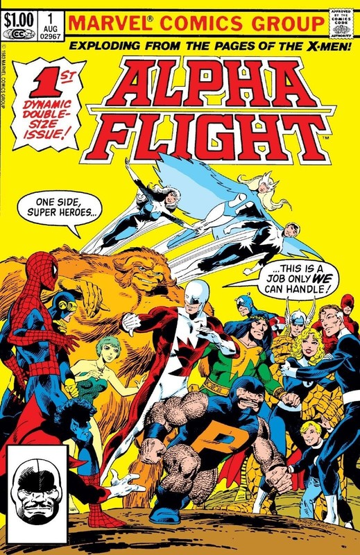ALPHA FLIGHT #1 COMIC BOOK COVER Poster print 14"x20" inches gallery