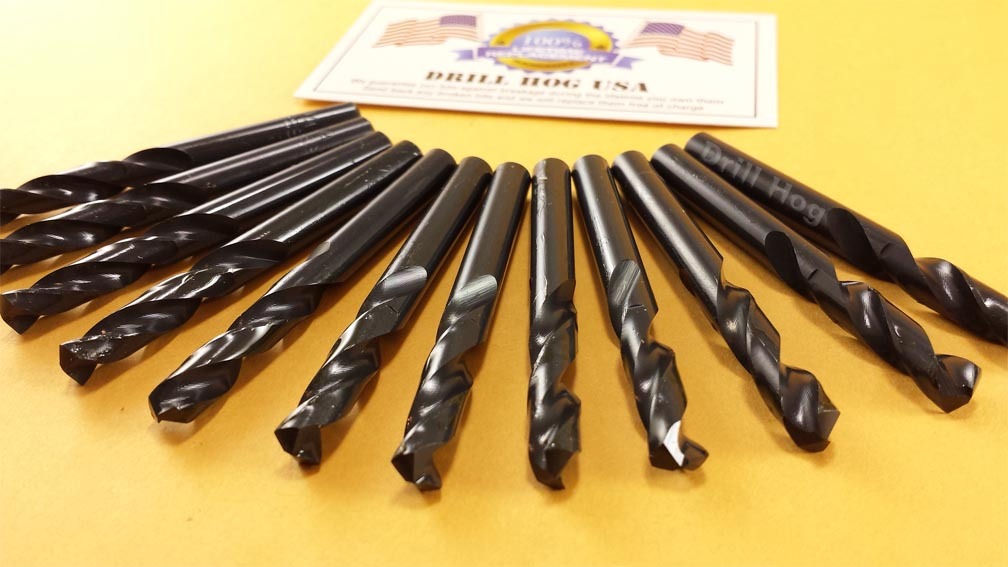 1/4" Stubby Bit Machine Screw Stub Length Drill Hog USA Lifetime Warranty 12 Pcs gallery