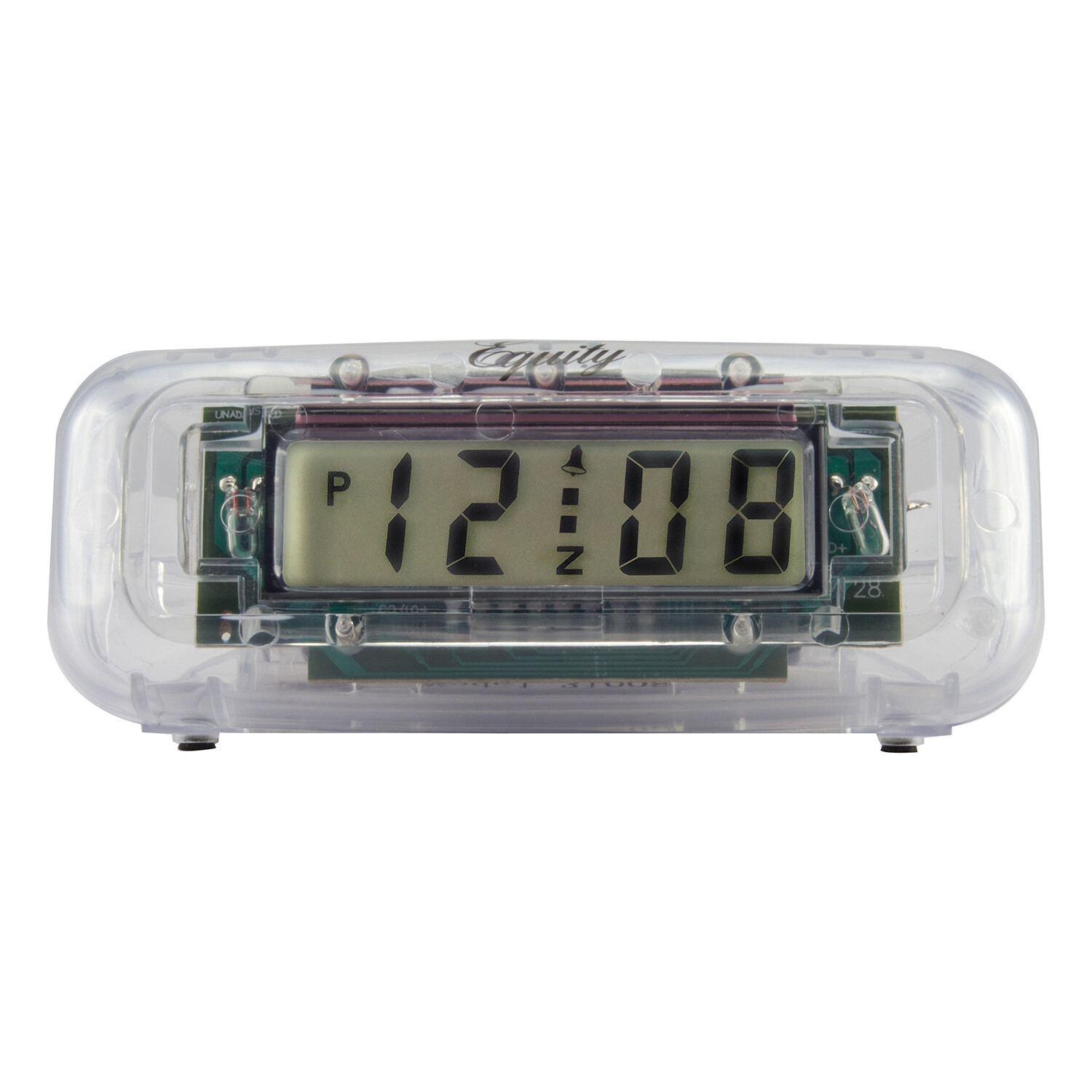 31008 Equity by La Crosse Clear Digital Alarm Clock with 0.6" LCD Display gallery