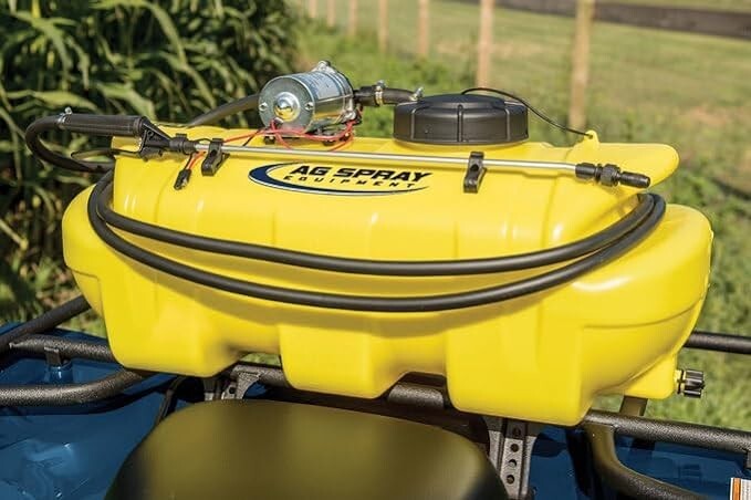 AG SPRAY 15 Gallon Silver UTV Spot Sprayer 2.2 GPM SHFLO Pump 100 PSI gallery