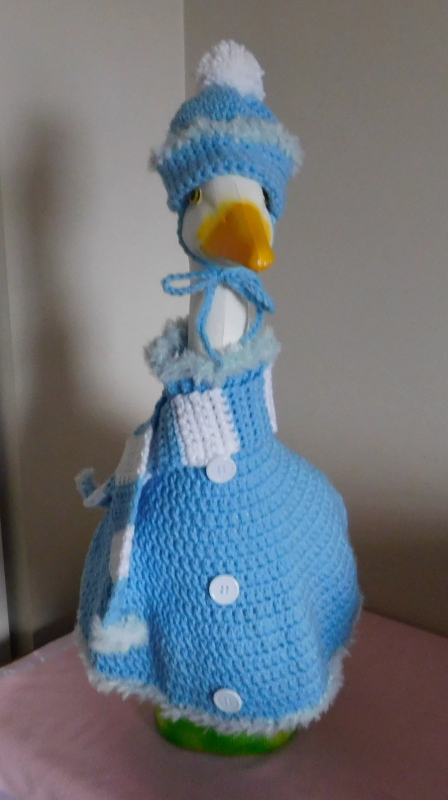 Goose Sweater, Outdoor Decor, Goose Outfit, Goose Clothes, Porch Goose Sweater B gallery