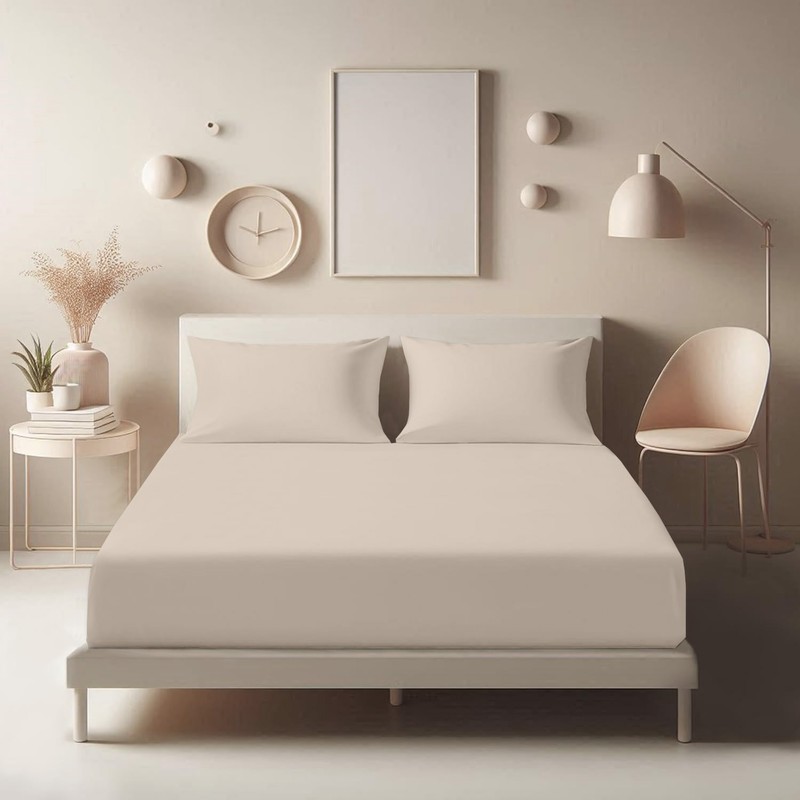 Microfiber Fitted Sheet Soft 16" Deep Hotel Quality Mattress Covers King Size gallery