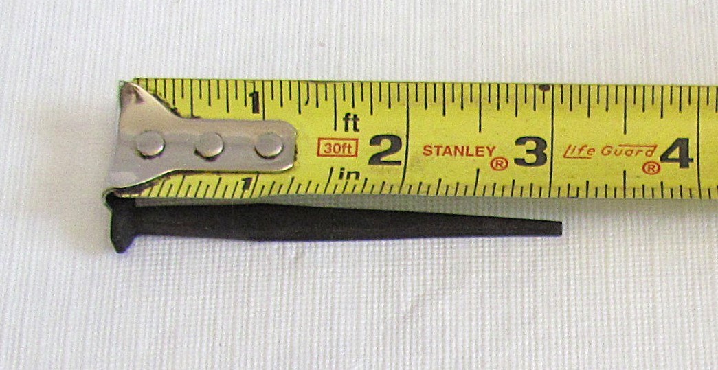 3" 10d square head Cut Nails for wood black oxide 1lb ( 50+ count ) gallery