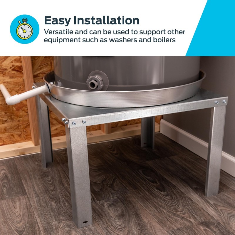 Holdrite QuickStand 24 Inch Water Heater Stand, 24 in. x 100 Gallons, Steel gallery