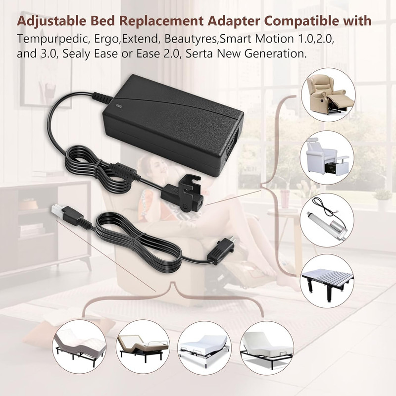 Adjustable Bed Parts Replacement Switching Power Supply, 29v Adjustable Bed Base gallery