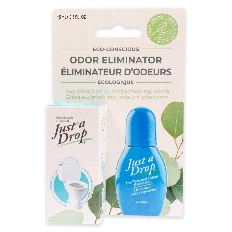 Just a Drop Odor Eliminator - Eucalyptus by Prelam for Unisex - 0.5 oz Drops gallery