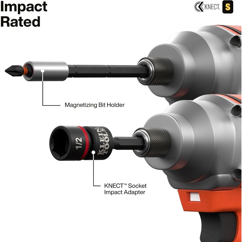 Klein Tools 65302KNECT KNECT Pass-Through and Impact Socket Set, SAE and Metric gallery