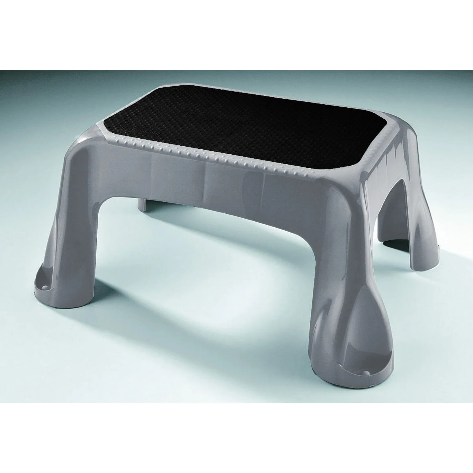 Rubbermaid Plastic Step Stool, In-Mold Tread, 1-Step, Gray gallery