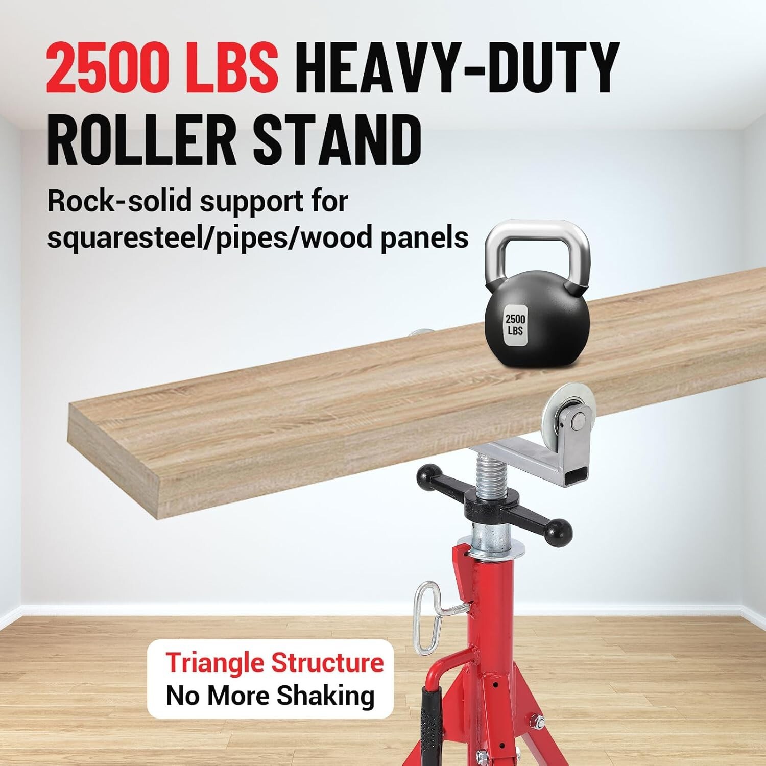 Pipe Stand Adjustable Height 2500 Lbs Portable for Welding & Construction gallery
