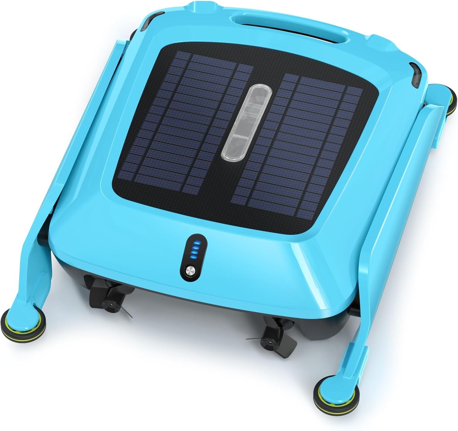 Solar Robotic Pool Cleaner Cordless Robot Skimmer Cleaner for Above Ground Pools gallery