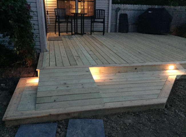 ( 4 PACK) Kerr Lighting Deck Lights (4" x 3") - For Decks Docks & Stairs gallery
