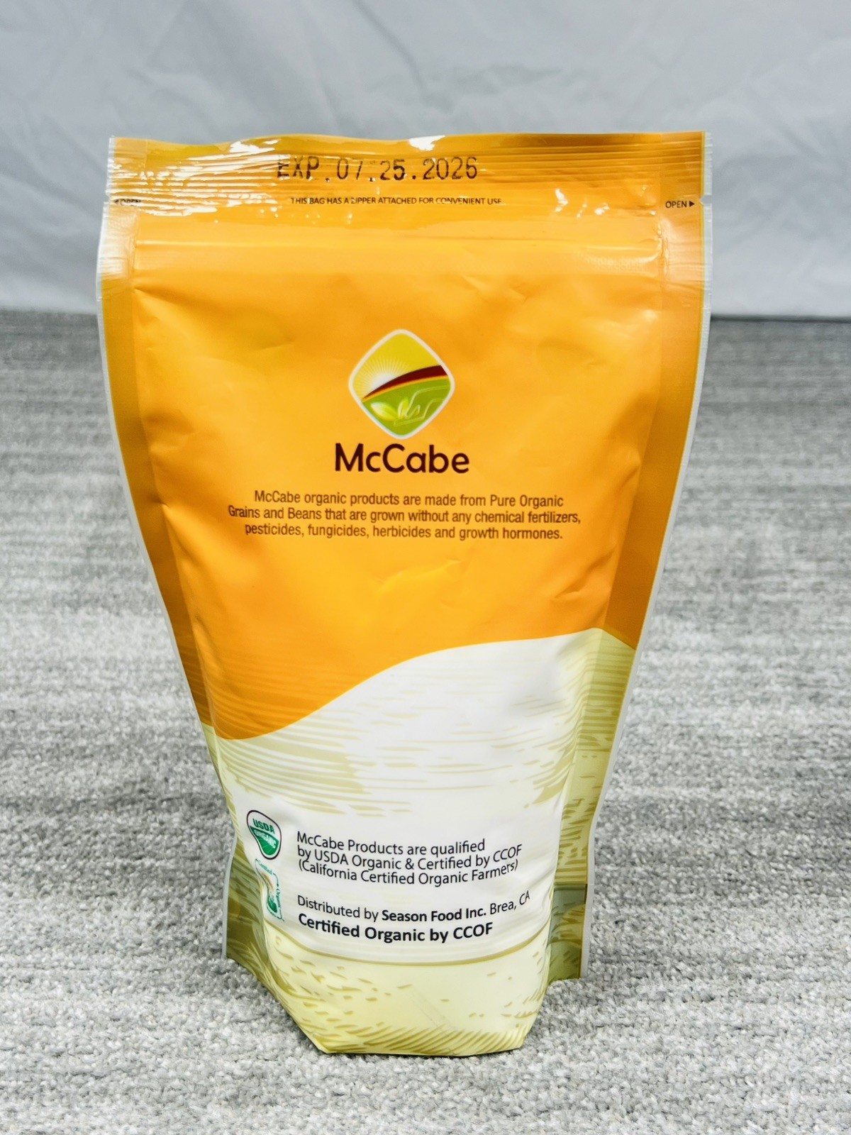 McCabe Organic Rice Flour 1 lb (16 oz) USDA & CCOF Organic Certified Exp 7/25/26 gallery
