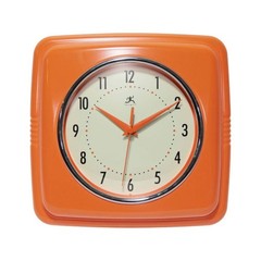 9″ Square Retro Wall Clock