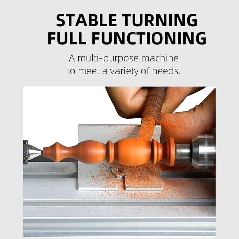 High-Performance Mini Lathe Machine for Crafting & Woodworking - 8000 RPM gallery
