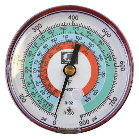 Jb Industries M2-605 High Side Pressure Gauge, 3-1/8" Diameter gallery